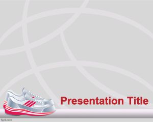 Pantofi sport PowerPoint Template