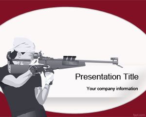 PowerPoint modelo Tiro Olímpico