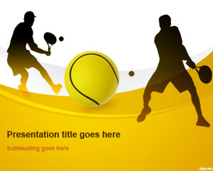 Tennisball-Powerpoint-Vorlage