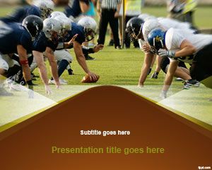 Plantilla de PowerPoint NFL