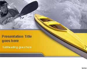 Kayak Powerpoint-Vorlage