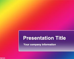 Szablon Gradient Kolor PowerPoint