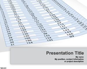 Tableur PowerPoint Template