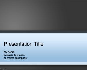 Ogłoszenie PowerPoint Template