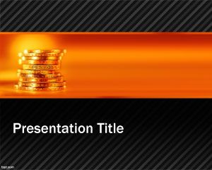 Plantilla de la mina de oro de PowerPoint