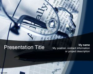 Economics News PowerPoint Template