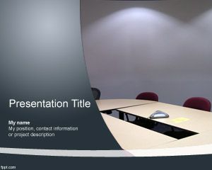 会议室的PowerPoint模板