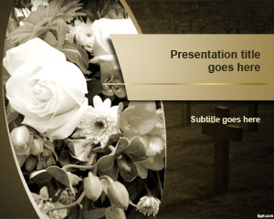 Plantilla de PowerPoint funeral