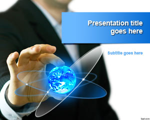 Szablon Global Business Trends PowerPoint