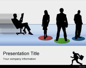 Employés PowerPoint Template