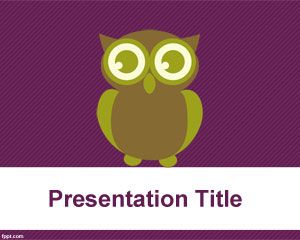 Owl Powerpoint-Vorlage