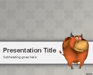 公牛的PowerPoint模板