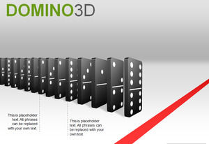 efeito dominó 3D