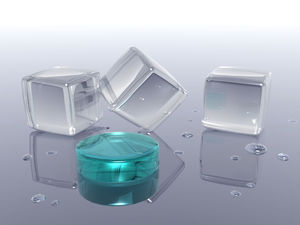 3d cubes de glace image télécharger