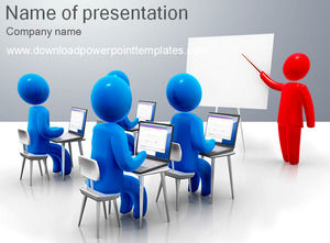 modèle powerpoint 3d
