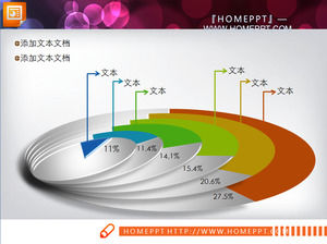 3D Stereo Design Slideshow Pie Charts Download