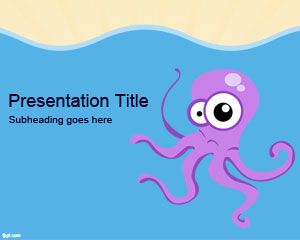 Octopus Powerpoint-Vorlage