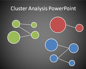 聚类分析的PowerPoint模板