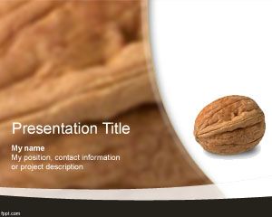 Walnut Powerpoint-Vorlage