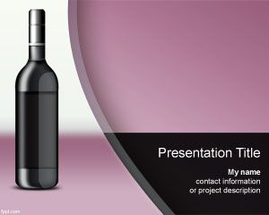 Modello di Wine Spectator PowerPoint