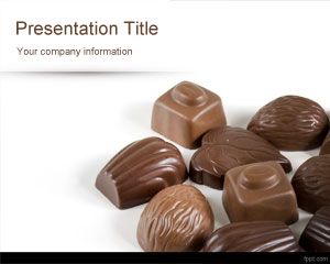 Çikolata PowerPoint Şablonu