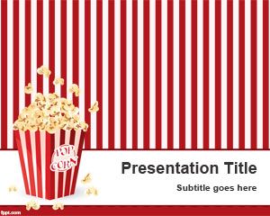 Pop Corn Шаблон PowerPoint