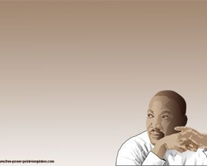 Template Martin Luther King Powerpoint