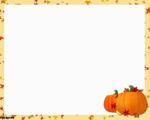 Thanksgiving Holiday PPT PowerPoint Template