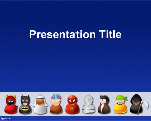 Halloween Costumes PowerPoint Template