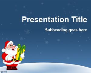 聖誕模板的PowerPoint