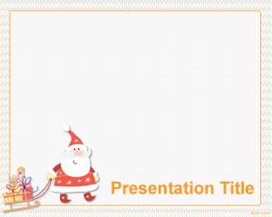 Natale modello di regali di PowerPoint