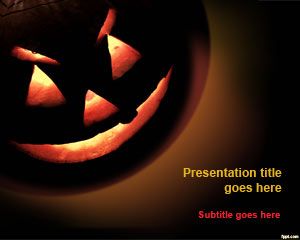 Format gratuit Halloween dovleac PowerPoint