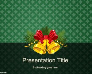 Szablon Narodzenie Dzwony PowerPoint