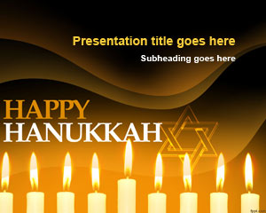 Happy Hanukkah PowerPoint Template