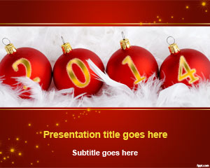 2014 Yılbaşı PowerPoint Şablon