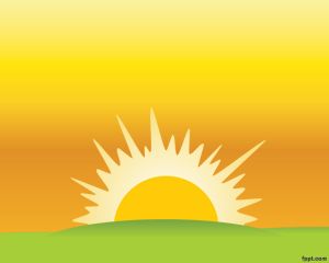 Sunset Clipart Hintergrund