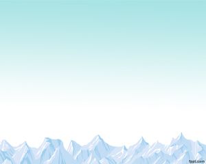 Ice & Sky PowerPoint Background