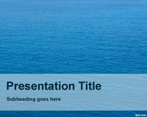 plantilla de PowerPoint náutica