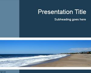 Seaside Powerpoint-Vorlage