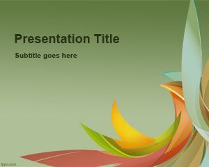Color Petals Powerpoint Template Powerpoint Templates Free Download