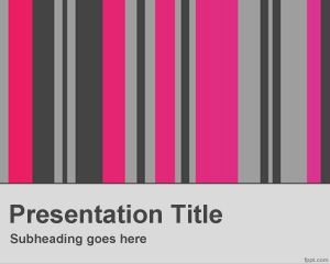 Vertical Columns PowerPoint Template