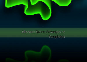 Abstract Green modelos de Powerpoint