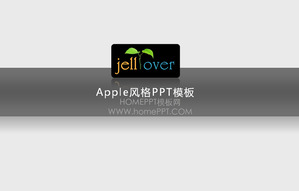 Apple style slide template download