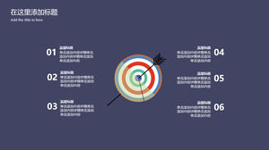 Arrow target target description PPT template