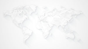Atmosphärisches graues Hintergrundbild der Weltkarte PPT