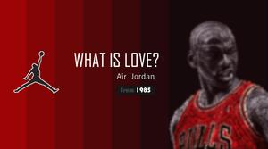 バスケットボールブランドJordan Jordan PPTテンプレート