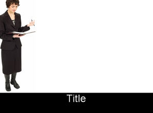 Sekretaris Wanita Cantik Powerpoint Templates Powerpoint Template Free Download