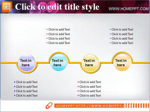 Bend flux nod PPT șablon diagramă descărcare