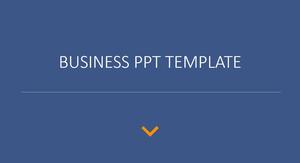 Blue template-ul minimalist de afaceri universal PPT
