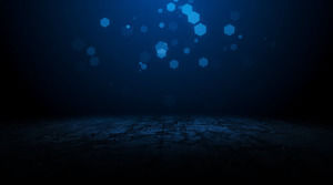 Blue polygon background of the technology slideshow background picture
